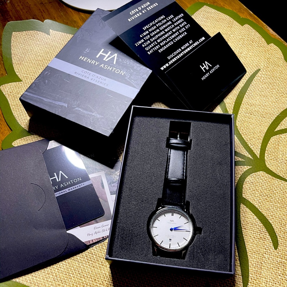 AZUR PLATINUM WATCH